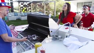 "Teens Sluts Share Step-Moms Big Dick In A Wild Threesome"
