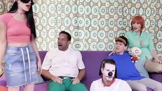 "Teens-In-Costume" or "Halloween_SexualEncounter2019" - Older Stepdaughter Fucks Daddy After Trick Or Treating And Gets Facial!