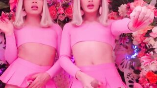 "Bubble Butt Trans Girl Sucks & Rides Big Dick POV Blowjob with Facial"