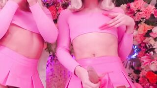 "Bubble Butt Trans Girl Sucks & Rides Big Dick POV Blowjob with Facial"