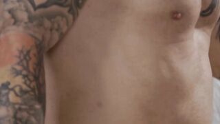 "Tattooed Hottie Gives Wild Ride to Young Teen - Aliyah Love"