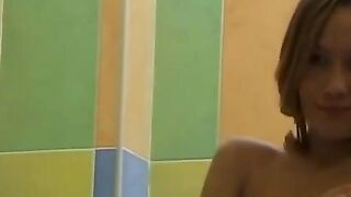 Sexy Milf's Sensual Bathtub Dance & Tease in Fishnet Stockings [HD]