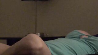 "Bubble Butt Blondie She-MALE Fleshlight Masturbation Show"
