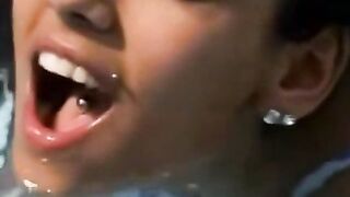 Sexy Bombshell's Outdoor Orgasmic Solo Play - Hot Blond teen masturabtes pool side with orgasms galore