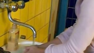 "Bubbly Big Boobs Beauties Share A Hot Steam Room Romp In This Erotic Lesbian Threesome!"