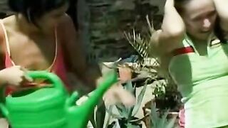 Lesbian Passion Igniting Outdoor Orgasmic Bliss with Hot Pussy Licking Action