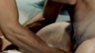 "Hairy Muscles Bear Breeds Twink - Raw Anal Sex with Facial Finish"