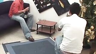 "Horny Guys Go All In - Anal Threesome With Samual And Damien"
