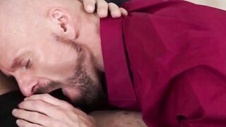 "Male Icons Unleashed Passion" or "Passionate Sexual Encounters Between Men", both are suitable to describe this hot gay sex scene with two handsome studs having passionate anal play