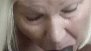 "Grandma's Interracial Affair - Big Boobs MILF Rides Black Monster Dick"
