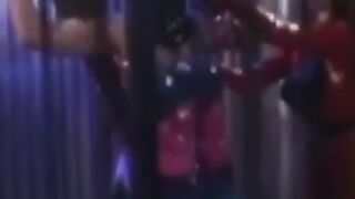 "Vintage Bondage Lesbian Orgy with Old-Young Girls in Costumes"