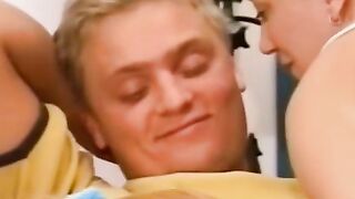 "Orgasmic Foursome: Older Women Share Passionate Sex With Young Stud in Group Action"
