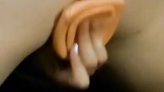 KinkyCuties - Teen Explores Her Wild Side With A Giant Strap-On