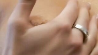 Girl-on-girl passion with blossoming lesbian love story between two hot teens in lingerie