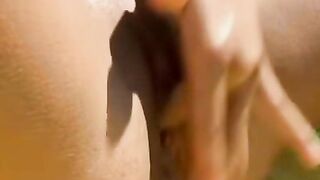 Sexy Milf Jenna Jolie - Hot Blonde Babe Fingering Her Pussy in Public Poolside