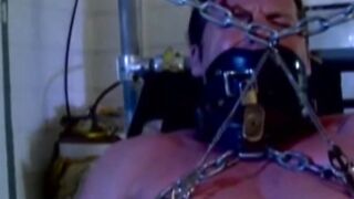 "Muscle Stud Endures Intense Bondage Training - BDSM Domination"