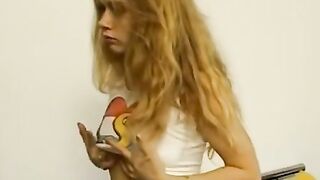 Sexily Seductive Brunette Babes - Hot Amateur Girl Next Door Fingers & Toy Huge Orgasm!