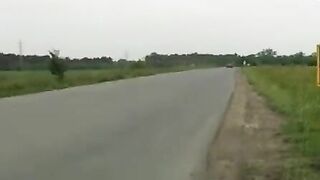 Public-Masturbating2019: Hot Latin Girl Strokes Her Furry Bush in Park
