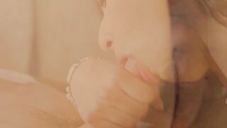 "Teen Cutie Penelope Wood's Sloppy Blow Job - POV Style"
