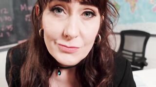 "Teacher's Pet #3 - Swallowing Student Dick Down Her Throat"