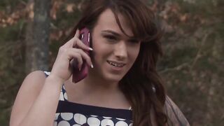 "Redheaded She-MALE Fucks Her Lover Hard - Anal Sex with Transgender"