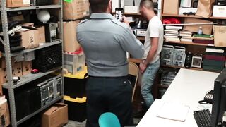 "Young Pervert Gets His Ass Fucked By A Dominant Cop Officer"