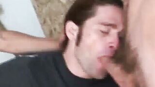 "Redheaded Punk Babe Sucks And Swallows Her Man's Impressive Dick"