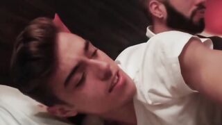 "Passionate Step-Daddy & Son Fucked Hard By Hot Teen"