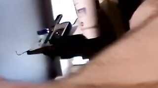 "Amateur Hunk's Big Dick Stroking Session In Bedroom"