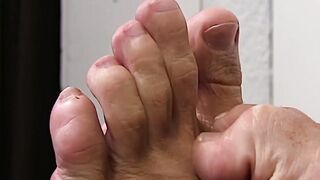 "MILF Foot Worship - Old Man Licks Young Woman's Toes And Archers In High Heels"