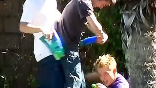 Three's A Charm - Twinks Throbbing Hardcore Action With Big Dick And Facial Finish