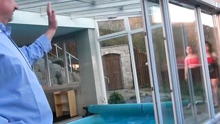 "Grandpas Oldest Dick Rides Teen Babe in Grandfather's House"