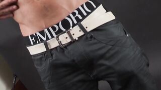 "Masked Hunk Jerks Off For You In His Solo Session"