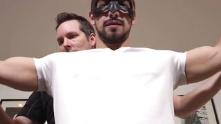 "Muscle Hunk Passionate Blow Job Session"