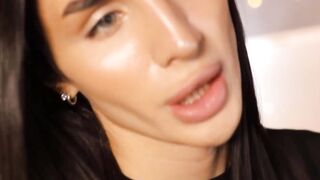 "Female-Identifying Crossdresser Masturbates With Vibrator"