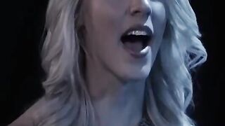"Throated" - Three Hot Babes Squirming With Pleasure While Sharing A Huge Dick In This Wild Group Orgy Scene!