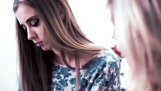 "Hottie Haley Red Sits On Your Face For Intense Pleasure" or "Face-Sitting Fetish with Hot Blonde Babe & Brunette Lesbians"