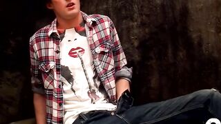 "Skinny Twink's Hot Masturbation Session Leading To A Big Load"
