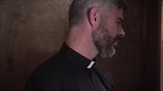 "MATURE PRIEST FUCKS YOUNGER GUY BARE IN CONFESSION BOOTH - Older man seduces young boy"