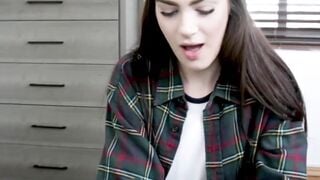 "Step-Sister's Panties Get Wet From StepBrother's Hard Dick"
