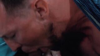 "Black Doctor's Muscle Hunk Fucks Himself Hard in Anal Play"