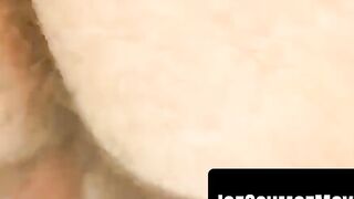 "Black DJ Throat-Fucked by Huge White Dick - Deepthroating Blowjob"