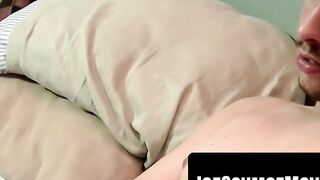 "Black DJ Throat-Fucked by Huge White Dick - Deepthroating Blowjob"