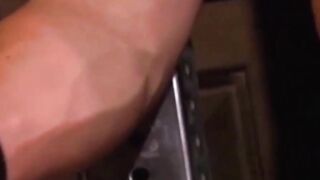 "Muscle Stud's Bondage Striptease - BDSM Domination with Blindfolded Submissive"