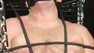 "Bondage Submissive Man Faceslapped & Dominated by Dominatrix in Lingerie - BDSM Fantasy"