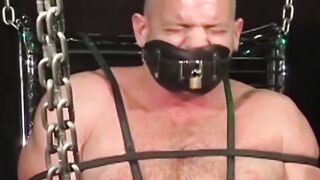 "Bondage Submissive Man Faceslapped & Dominated by Dominatrix in Lingerie - BDSM Fantasy"