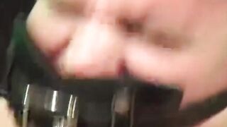 "Bondage Submissive Man Faceslapped & Dominated by Dominatrix in Lingerie - BDSM Fantasy"