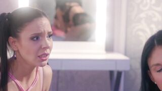 "Squirter's Paradise #3 - Black Girl Next Door", featuring actors Siena Westwood (Black), Milena Richards, Mysti Stone, and Alexis Fawx in an explosive threesome of org