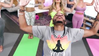 "Yoga Porn Star Party #3 - Group Sex Yogis Fucked by Big Black Dick"