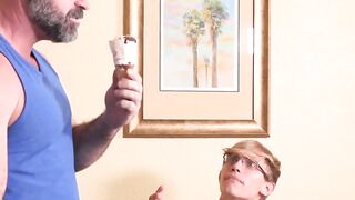 "Teens Deep Throe Filled With Raw Huge Load From Stepdad"